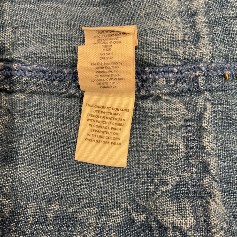 Free People Denim Dress L - Picture 6 of 14